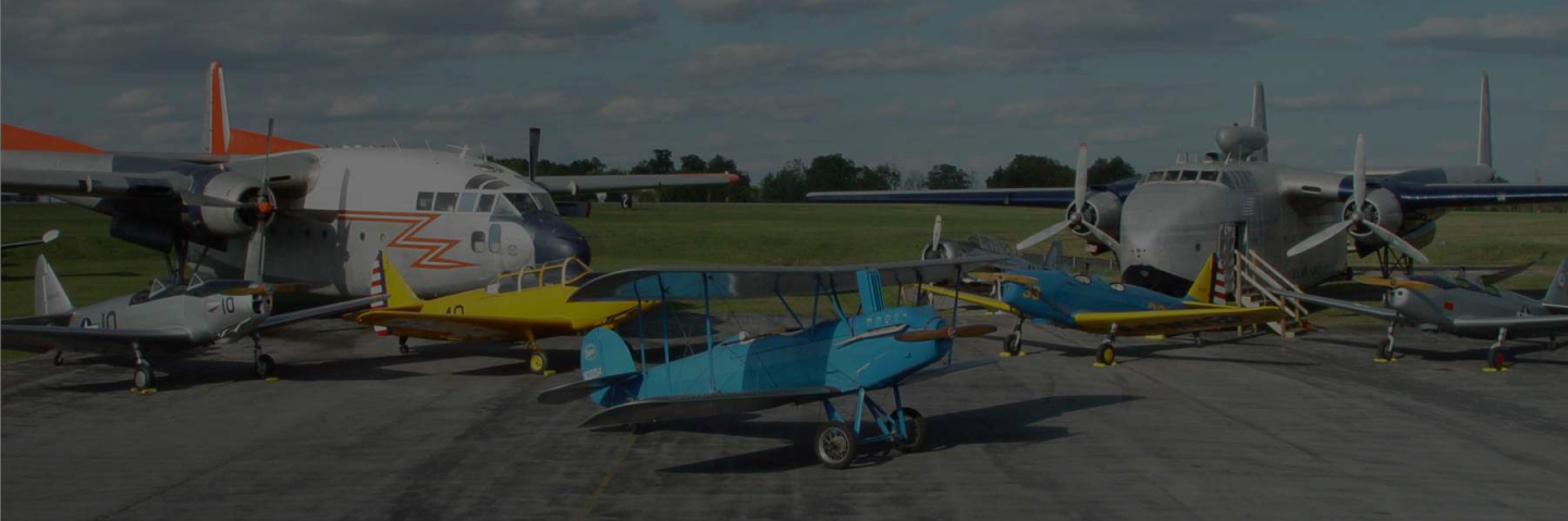 group of Fairchild planes outside on pavement
